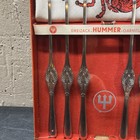 Vtg Dreizack Rostfrei Germany 8 Pc  Trident Lobster Forks W towel
