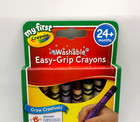 Crayola My First Crayon Washable Triangular Easy Grip Crayons 8ct Nontoxic Usa