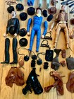 Huge Lot Of Johnny West Action Figures Accessories- Storm Cloud Wagon Horses Vtg