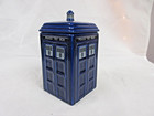 Doctor Who Tardis Mug Official Bbc Ceramic Coffee Mug W  Lid Zeon 2004 Decor Pot