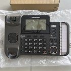 Panasonic Bluetooth 2-line Corded cordless Phone Multiple Line Black Kx-tg9581