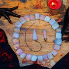 Runes  25pcs Rune Stone With Engraved Elder Futhark  Wiccan Supplies And Tool   