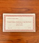 Rare  Nos Antique 1907 10 Native American Postcard Set Complete Indian Vtg