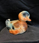 Vintage Royal Copley Pottery Ceramic Duck Planter Figurine