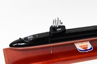 Uss Woodrow Wilson Ssbn-624 Submarine Model   Us Navy  Scale Model  Mahogany