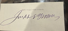 Autograph Confederate Governor Georgia Civil War Joseph Brown Csa Senator Judge