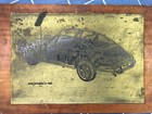 Vintage 1971 Porsche 911 T Etched Picture Brass Etching 911 Ernest Ozsvath