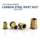 100pcs 6-32 Unc Rivet Nuts Carbon Steel Threaded Insert Nutsert Kit