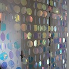 Ecyc Ltd Sparkle Sequin Beaded Curtain 2 w X 47 l  pack Of 1   Transparent Ab