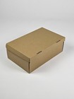 50 Corrugated Shoe Boxes 14x9x5  Kraft Recycled W  Lid     Costs Less Than Uline 