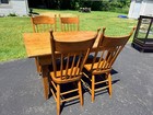 Antique 1880s Primitive Pine Farmhouse Table   Country Kitchen Dining Table W  4