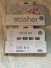 Stasher Reusable Silicone Storage Bag  Food Storage Container  Snack Size 2 Pack