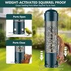 Squirrel-proof Bird Feeder For Outdoors - Weight-activated  Metal  3lb Capacity 
