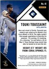 2019 Panini Chronicles  41 Touki Toussaint Rc - Bb