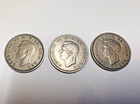  3  Uk Great Britain One Shilling Coin George Vi Scottish Crest 1949  1950  1951