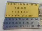 1989 Poison Tesla Concert Ticket Stub Cincinnati 2 20 89 Riverfront Coliseum