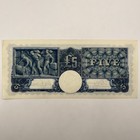 1939  r45    5 Five Pound Banknote - About Unc - Sheehan   Mcfarlane Scarce
