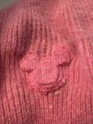New Disney Pink Beret Hat Beanie Rabbit Hair Mickey Minnie Mouse Soft  New Rare