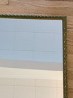 Vintage Retro Rectangle Wall Mirror Ornate Gold Tone Filigree Frame 22  X 18 