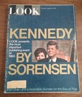 Lot Of 4 Look Magazine Back Issues 1965-1969 John F Kennedy Ted Kennedy
