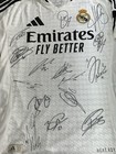 Mbappe Bellingham Vinicius   More Squad Signed Real Madrid Jersey With Coa