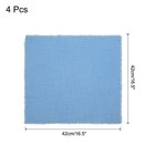 4pcs Cloth Napkins 16 5x16 5 Inches Cotton Linen Napkins With Fringe Dark Blue