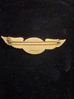 Us Air Airways Vintage Flight Attendant Wings Gold  Pin Red And Blue Coloring