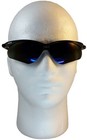 Jackson Nemesis Safety Glasses  Black Frame With Blue Mirror Lens