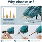 Fireproof 100w Hot Glue Gun Kit Glue Gun - Maxdone Craft Glue Gun Full Size  not