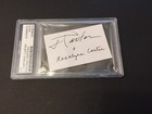 Jimmy Carter And Rosalynn Carter Signed Cut Psa Dna Autographed President 