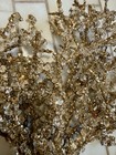 3 Rachel Zoe Gold Chunky Ice Covered Branches Christmas Tree Picks 18   