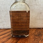 Vtg Apothecary Clove Oil Preston s Pharmacy Medicine Bottle   Label Downey Ca
