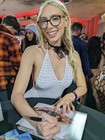 Kay Lovely Signed Model 8x10 Photo -proof- -certificate-   a0025 