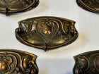 Original Arts   Crafts Drawer Handles  With Original Screws 