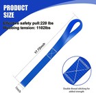8pcs Soft Loop Tie Down Straps Lashing 4500lbs Heavy Duty Motorcycle Handlebar