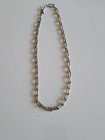 Stainless Steel U Link 7mm Necklace Silver Finish 20  U Link Chain Necklace