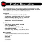 Confetti Cannon Blower Machine W  Dmx   Remote Control For Stage  Disco  Party