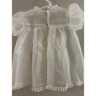 Pretty As A Picture Dress Slip Baby Nb White Lace Vintage Christening Gown