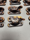 9x National Mfg Co Japanned Sash Window Cabinet Latches Catches Vtg Nos