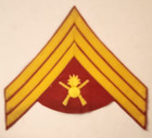 Pair Of Early 1900 s Usmc Marine Corps Gunnery Sergeant Chevrons