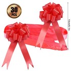 Large Satin Ribbon Florist Red Pull Bows Wedding Gift Wrapping 30 Pack