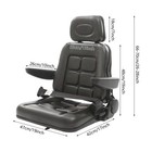 Universal Tractor Seat Adjustable Tractor Seat Pvc Tractor Seat Durable Flexible