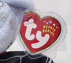 Ty Flaky Beanie Baby Japan Cranes Ice Hockey Xmas Games Commemorative Promo Bear