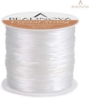 Beadnova 1mm Elastic Stretch Crystal String Cord For Jewelry Making Bracelet