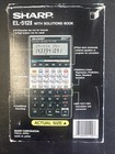 Sharp El-512h Programmable Scientific Calculator Lcd Display   Solutions Book