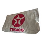 Huge Vintage Gas Station Texaco Star W  T Flag  5 x3   Oil  Antique  Rectangle 