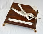 Solid Silver Mounted Scottish Rifle Shooting Trophy  Stirlingshire Cadets 1942 