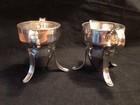 Antique Arts   Crafts Silver Plate Exposed Rivet Cream Sugar Set