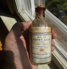 Antique Early 1900 Oil Of Poppy Seed Meyer Bros St louis Medicine Bottle