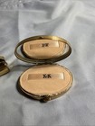 Kotler And Kopit Mirror Powder Gold Tone Compact W  Pearls  Lipstick  Mirror
